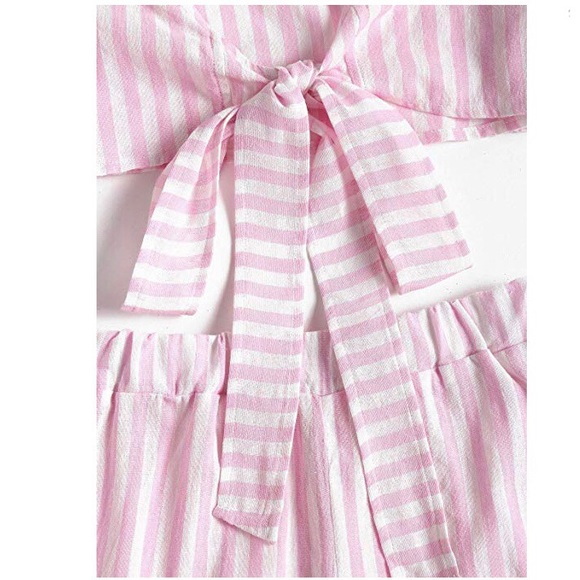 women two piece shorts and top set. - Picture 3 of 4